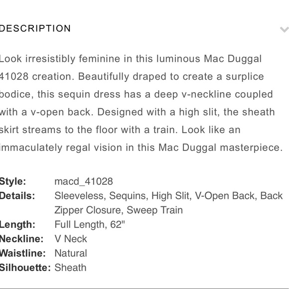 Mac Duggal sequinned long evening dress💫 - Picture 4 of 11